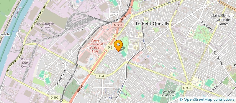 localisation de l'entreprise SCI MARCO  LE GRAND-QUEVILLY