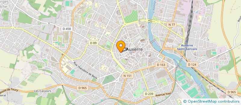 localisation de l'entreprise SCI MARCO à AUXERRE