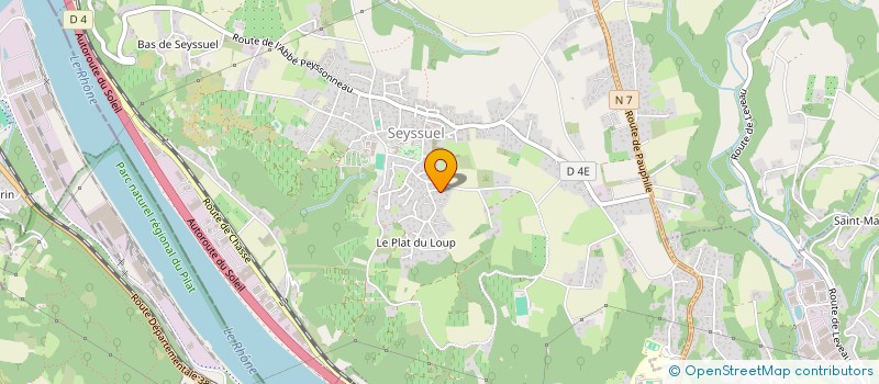 localisation de l'entreprise SCI MARCODE  SEYSSUEL