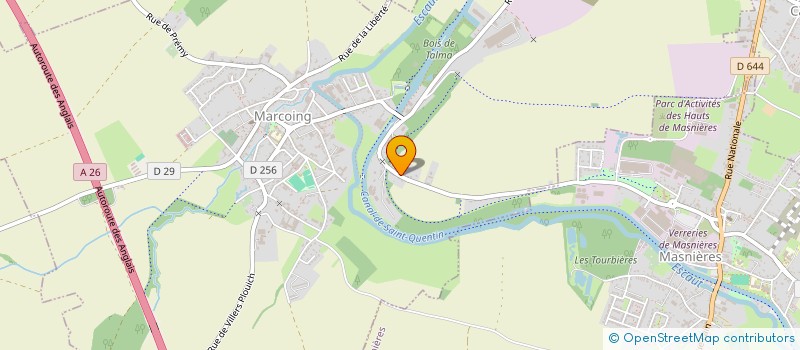 localisation de l'entreprise SCI MARCOING  MARCOING