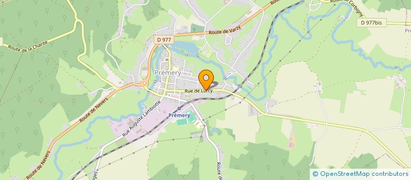 localisation de l'entreprise SCI MARCOL  PREMERY