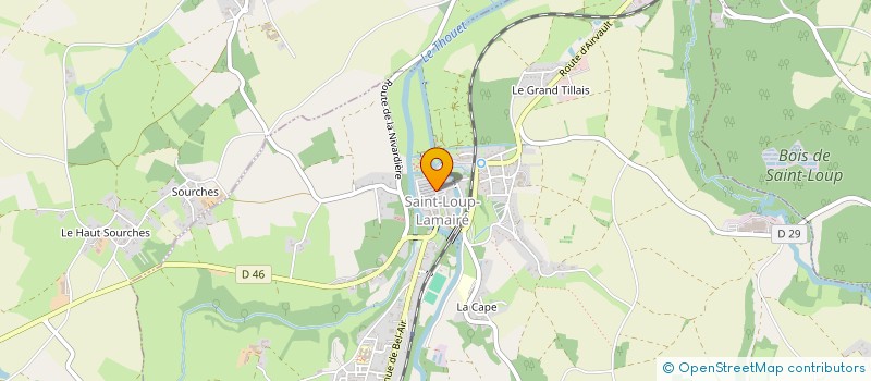 localisation de l'entreprise SCI MARCOLL  SAINT-LOUP-LAMAIRE