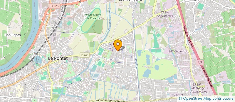 localisation de l'entreprise SCI MARCONI  LE PONTET