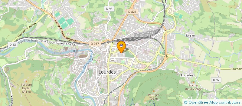 localisation de l'entreprise SCI MARCOPAULO  LOURDES