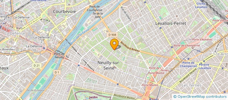 localisation de l'entreprise SCI MARCOREL à NEUILLY-SUR-SEINE