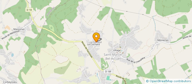 localisation de l'entreprise SCI MARCOS  SAINT-MARCEL-BEL-ACCUEIL