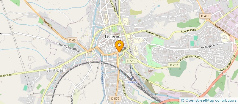 localisation de l'entreprise SCI MARCOTTE à LISIEUX