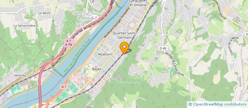 localisation de l'entreprise SCI MARCOU  VIENNE