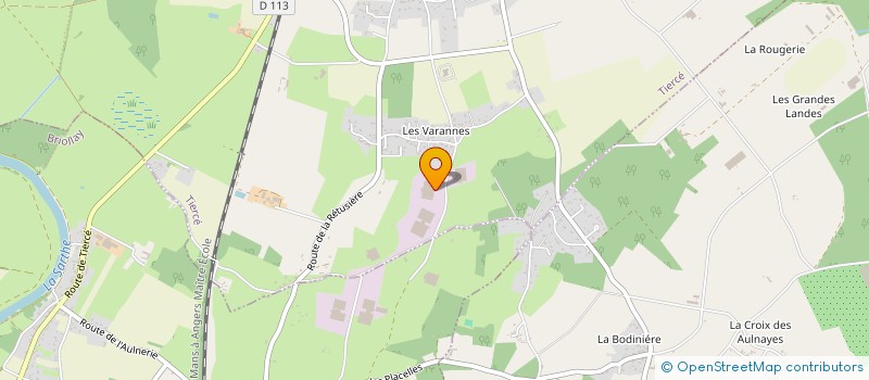 localisation de l'entreprise SCI MARCOU à TIERCE