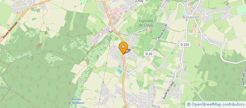 localisation de l'entreprise SCI MARCOY  CHENS-SUR-LEMAN