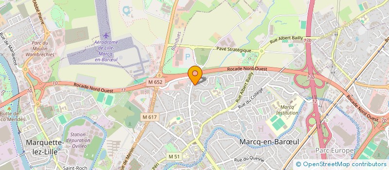 localisation de l'entreprise SCI MARCQ-BRAEMS à MARCQ-EN-BARŒUL