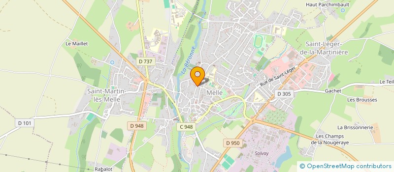 localisation de l'entreprise SCI MARCTINE à MELLE