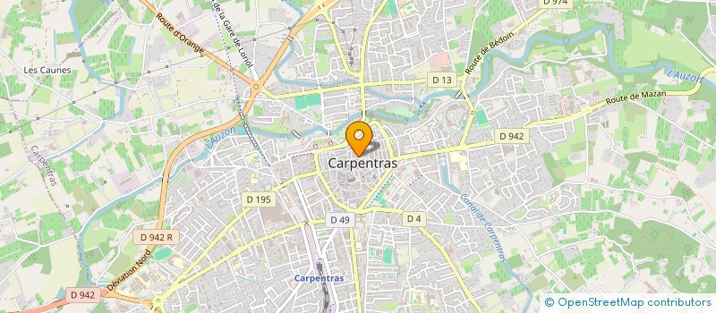 localisation de l'entreprise SCI MARCUS  CARPENTRAS