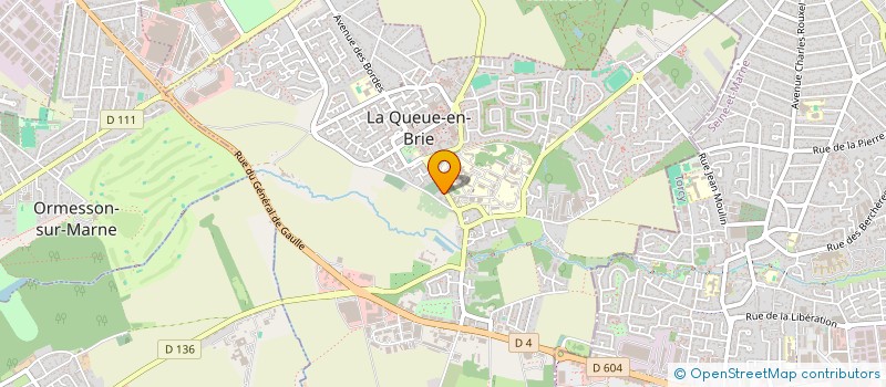 localisation de l'entreprise SCI MARCUS ET ALAN  LA QUEUE-EN-BRIE