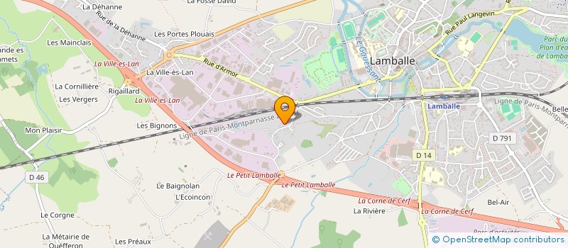 localisation de l'entreprise SCI MARDAN IMMO  LAMBALLE-ARMOR