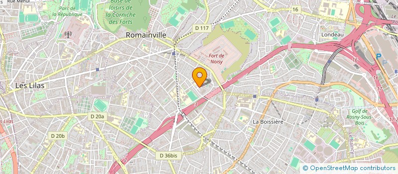 localisation de l'entreprise SCI MARDAV à ROMAINVILLE
