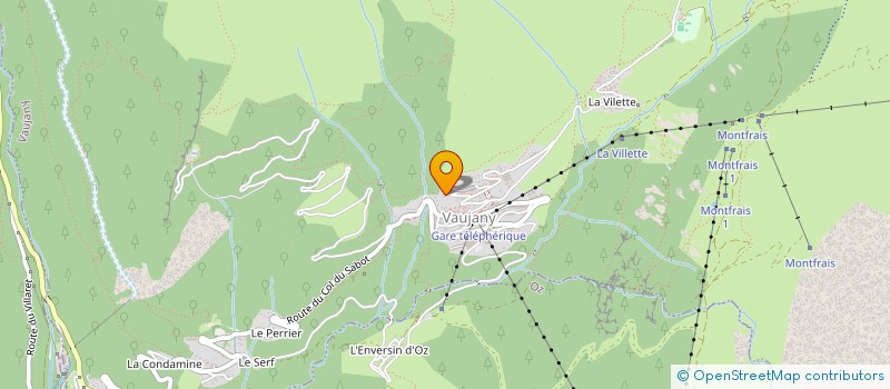 localisation de l'entreprise SCI MARDECINTER  VAUJANY