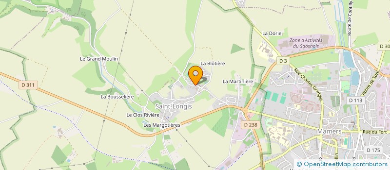 localisation de l'entreprise SCI MARDEL  SAINT-LONGIS