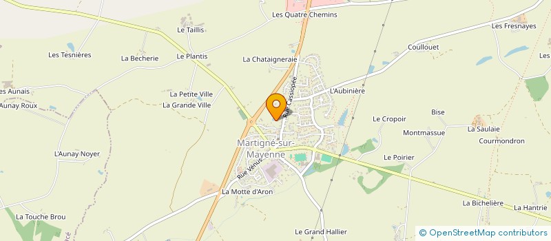 localisation de l'entreprise SCI MARDEN  MARTIGNE-SUR-MAYENNE