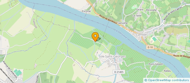 localisation de l'entreprise SCI MARDI  ISLE-SAINT-GEORGES