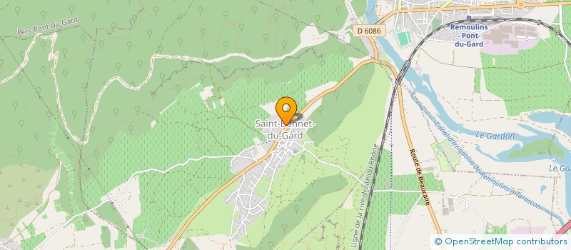 localisation de l'entreprise SCI MARDUEL  SAINT-BONNET-DU-GARD