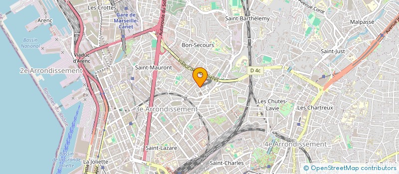 localisation de l'entreprise SCI MARDUVAL à MARSEILLE