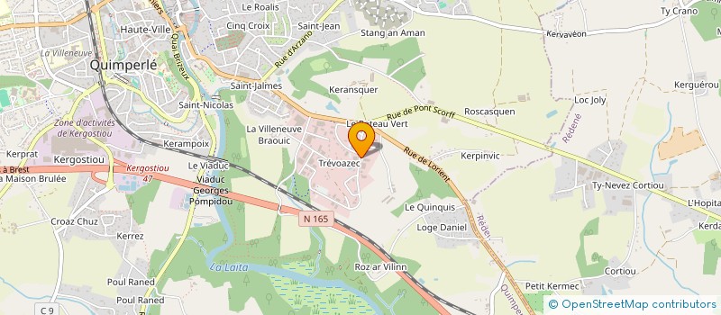 localisation de l'entreprise SCI MARDY  CONCARNEAU