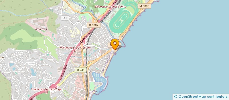 localisation de l'entreprise SCI MARE  VILLENEUVE-LOUBET