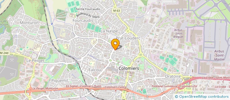 localisation de l'entreprise SCI MARE à COLOMIERS