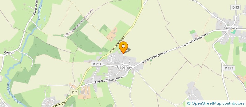 localisation de l'entreprise SCI MARE DES FOSSES  CATENAY