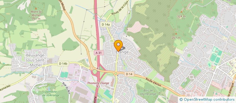localisation de l'entreprise SCI MAREAU à THIONVILLE