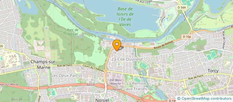 localisation de l'entreprise SCI MAREAU  NOISIEL