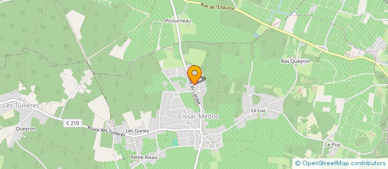 localisation de l'entreprise SCI MAREC  CISSAC-MEDOC