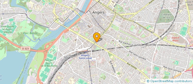 localisation de l'entreprise SCI MARECHAL à ANGERS