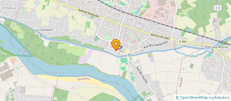 localisation de l'entreprise SCI MARECHAL  CHECY