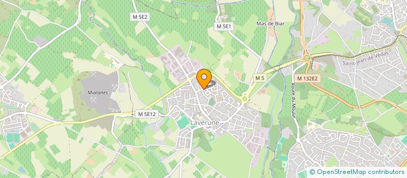 localisation de l'entreprise SCI MARECHAL  LAVERUNE