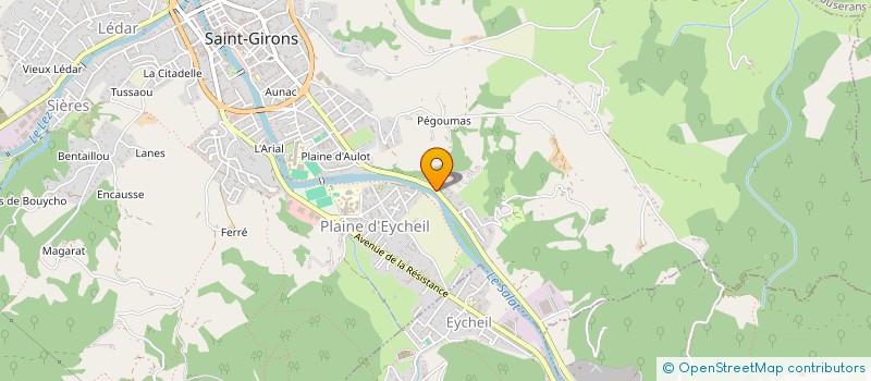 localisation de l'entreprise SCI MARECHAL à SAINT-GIRONS