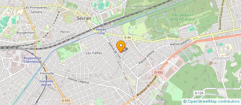 localisation de l'entreprise SCI MARECHAL  SEVRAN
