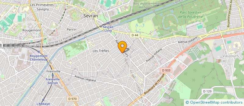 localisation de l'entreprise SCI MARECHAL CAMELINAT à SEVRAN