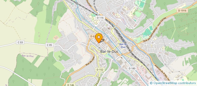 localisation de l'entreprise SCI MARECHAL DE METZ à BAR-LE-DUC