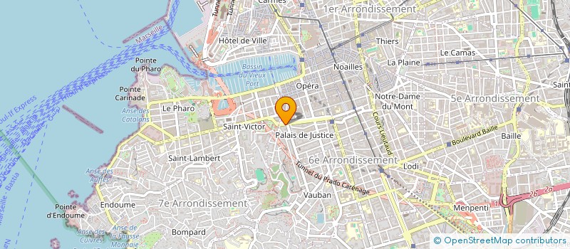 localisation de l'entreprise SCI MARECHAL FOCH  MARSEILLE