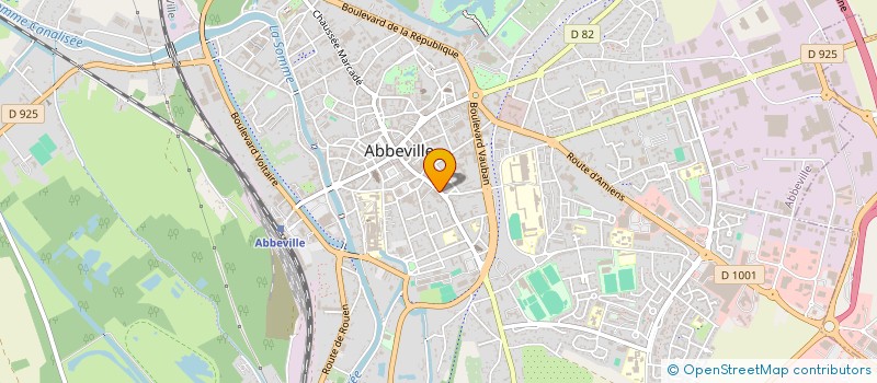 localisation de l'entreprise SCI MARECHAL FOCH à ABBEVILLE