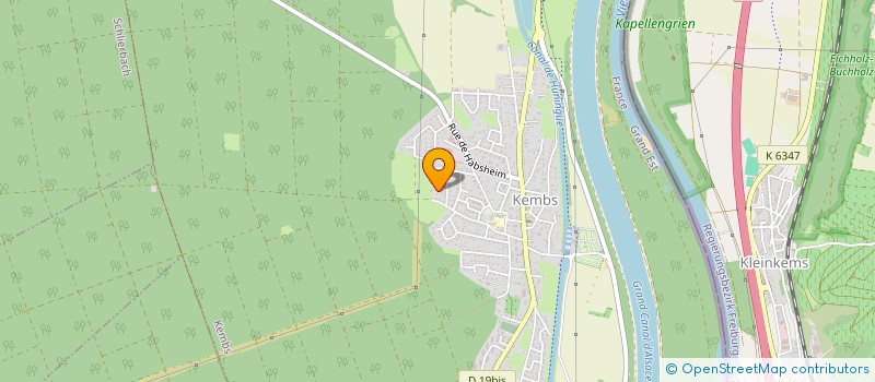 localisation de l'entreprise SCI MARECHAL FOCH  KEMBS