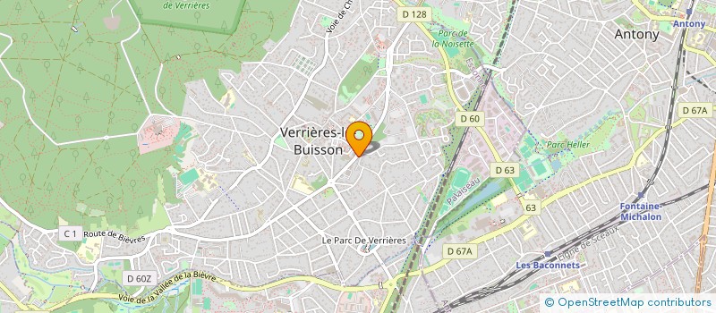 localisation de l'entreprise SCI MARECHAL FOCH à VERRIERES-LE-BUISSON