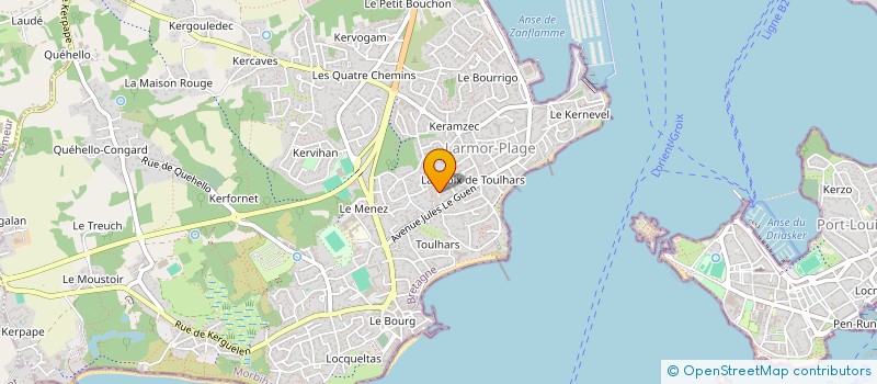 localisation de l'entreprise SCI MARECHAL JOFFRE BERTHIER  LARMOR-PLAGE