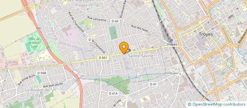 localisation de l'entreprise SCI MARECHAL LECLERC  SAINTE SAVINE