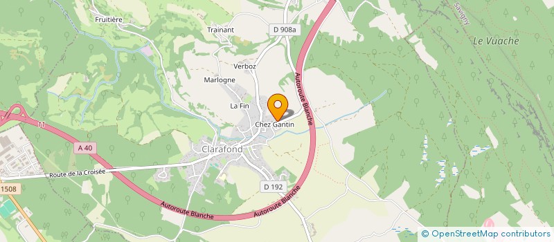 localisation de l'entreprise SCI MARECHAL LECLERC  CLARAFOND-ARCINE