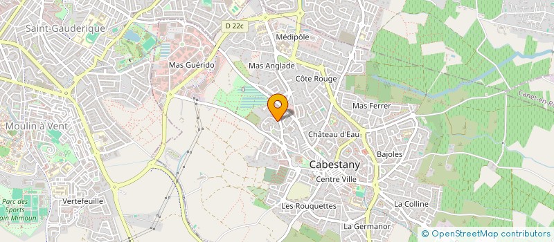 localisation de l'entreprise SCI MARECHAL-THORIN  CABESTANY