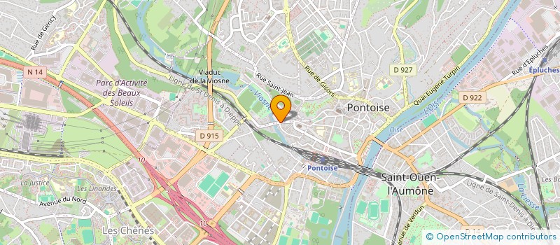 localisation de l'entreprise SCI MARECHAUX ET ROUEN  PONTOISE