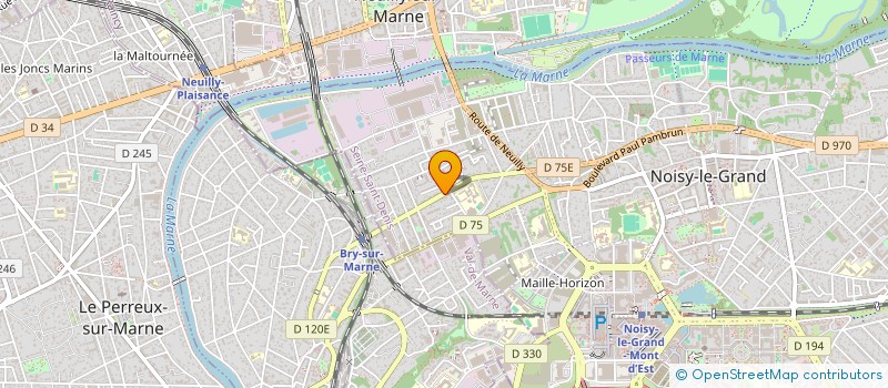 localisation de l'entreprise SCI MAREDEL  NOISY-LE-GRAND